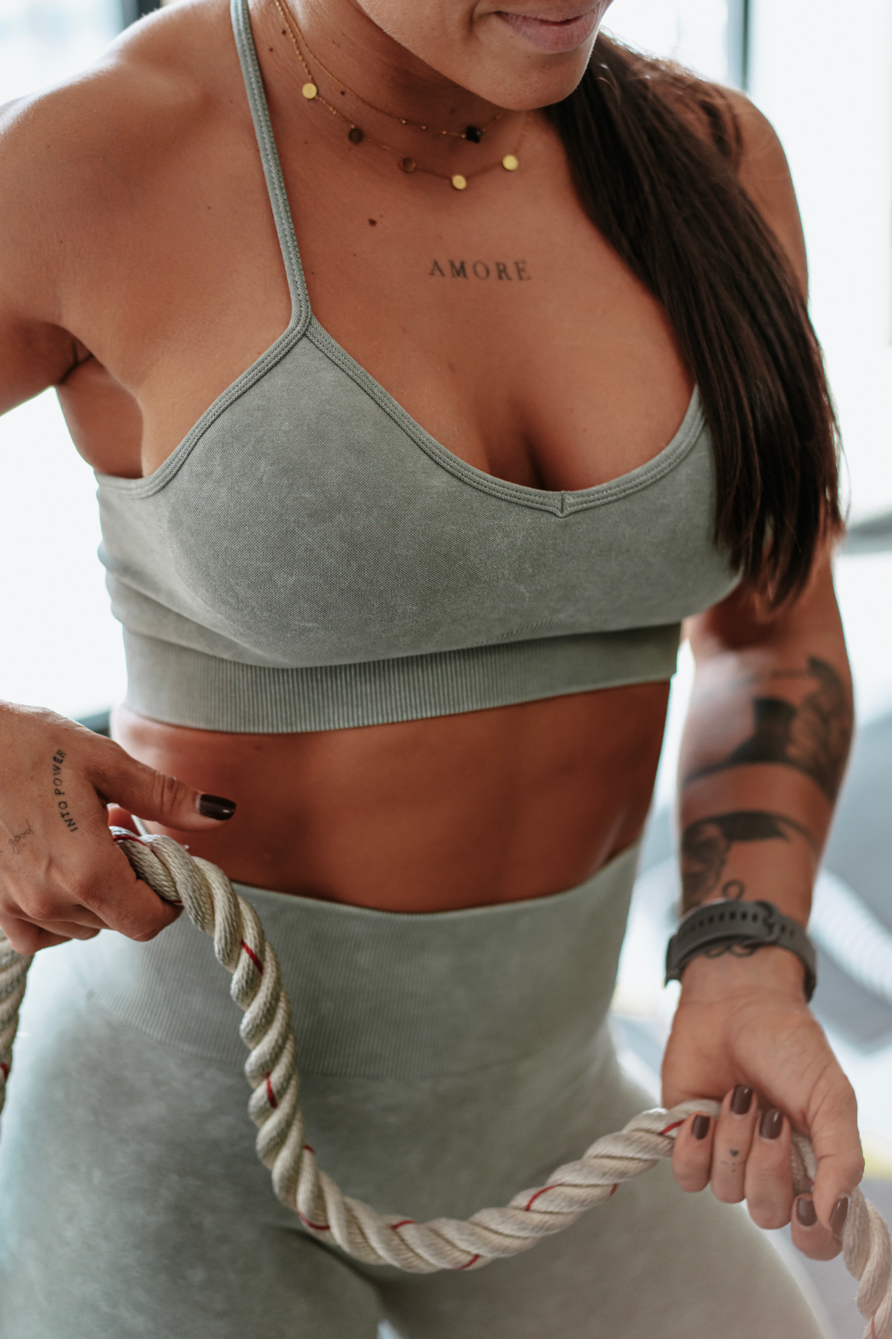 BRASSIERE "CAMO MINT"