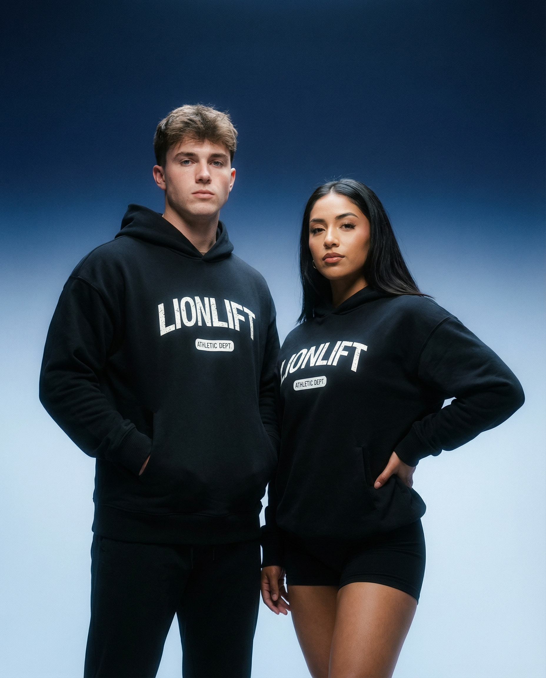 HOODIE "BLACK VINTAGE DEPT." UNISEXE