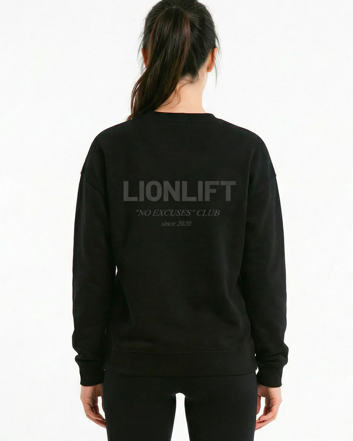 SWEATER OVERSIZED "NO EXCUSES CLUB" UNISEXE