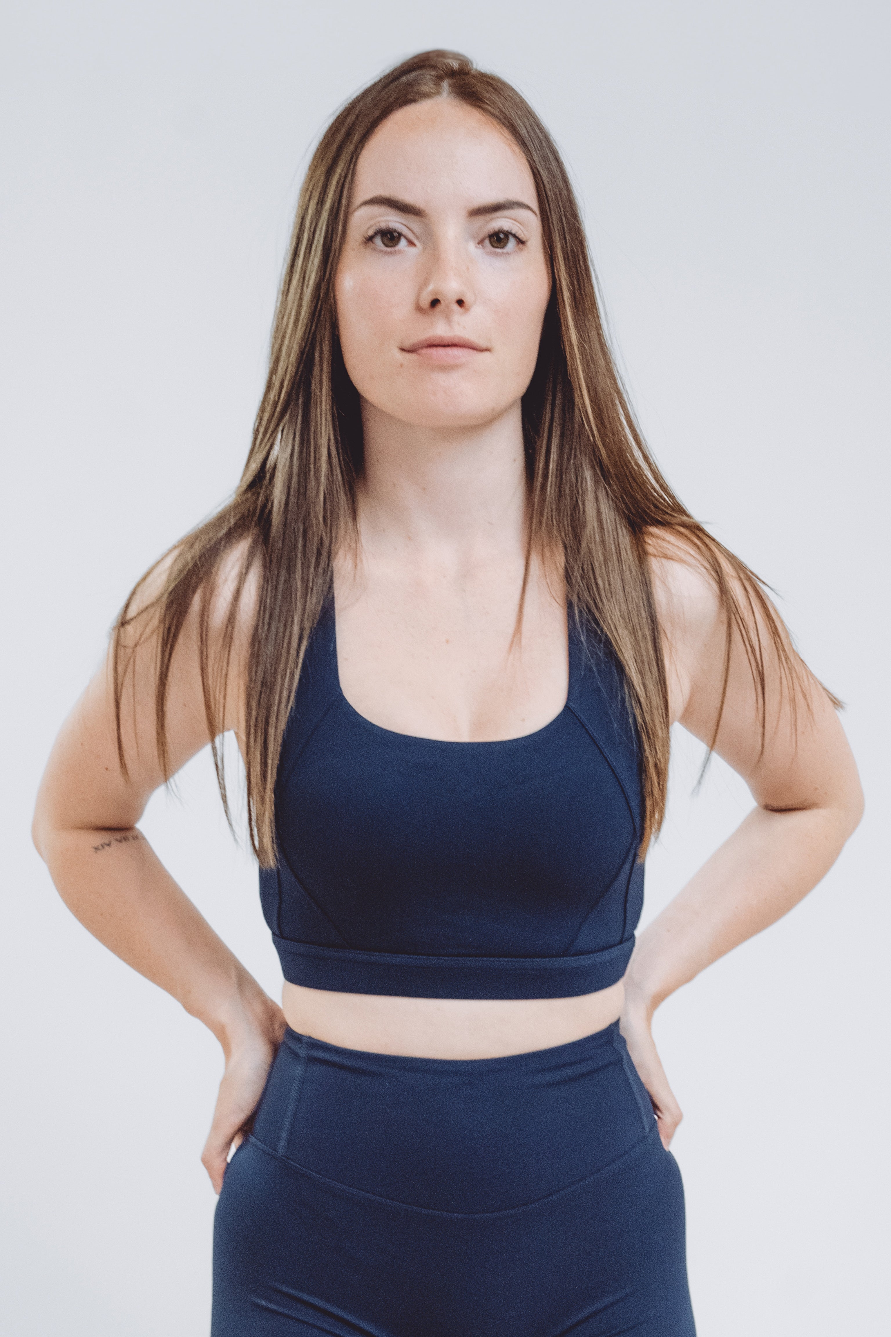 BRASSIERE CROSSBACK "DARK NAVY"