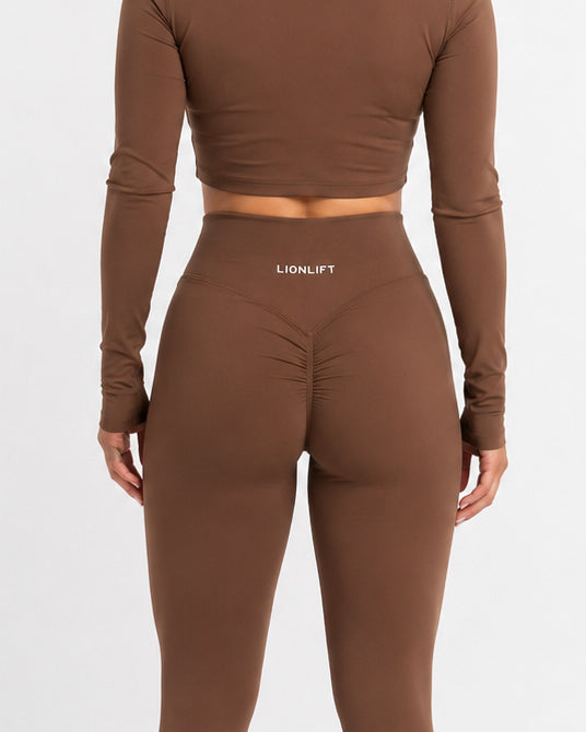LEGGING FLEX BROWN FEMME