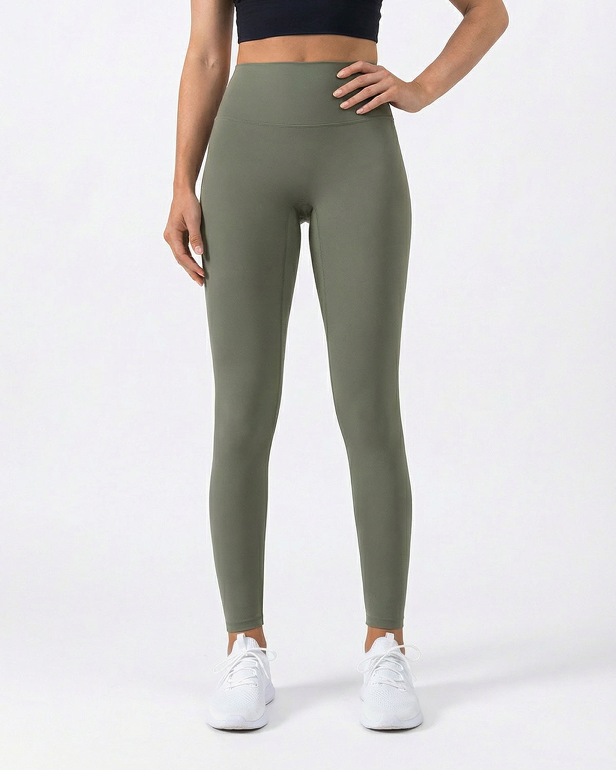 LEGGING V6 "GREEN TEA" FEMME