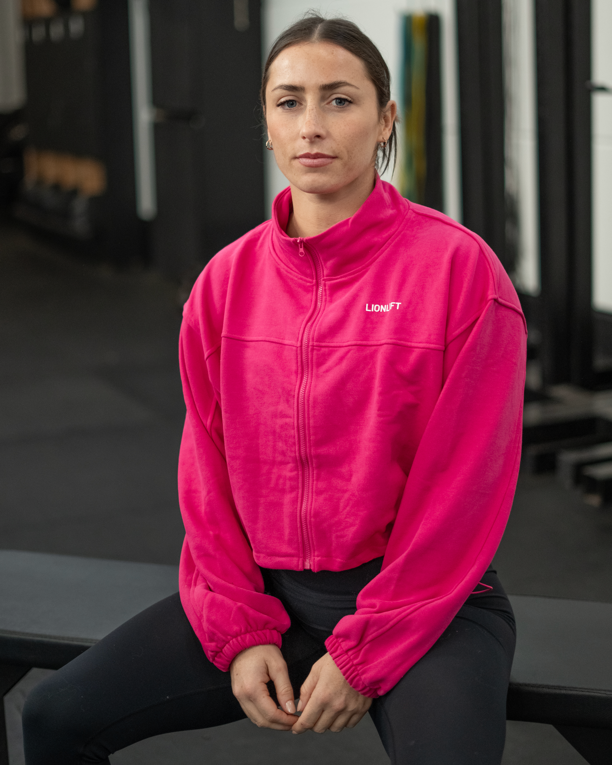 GILET "ZIPPED" FUCHSIA