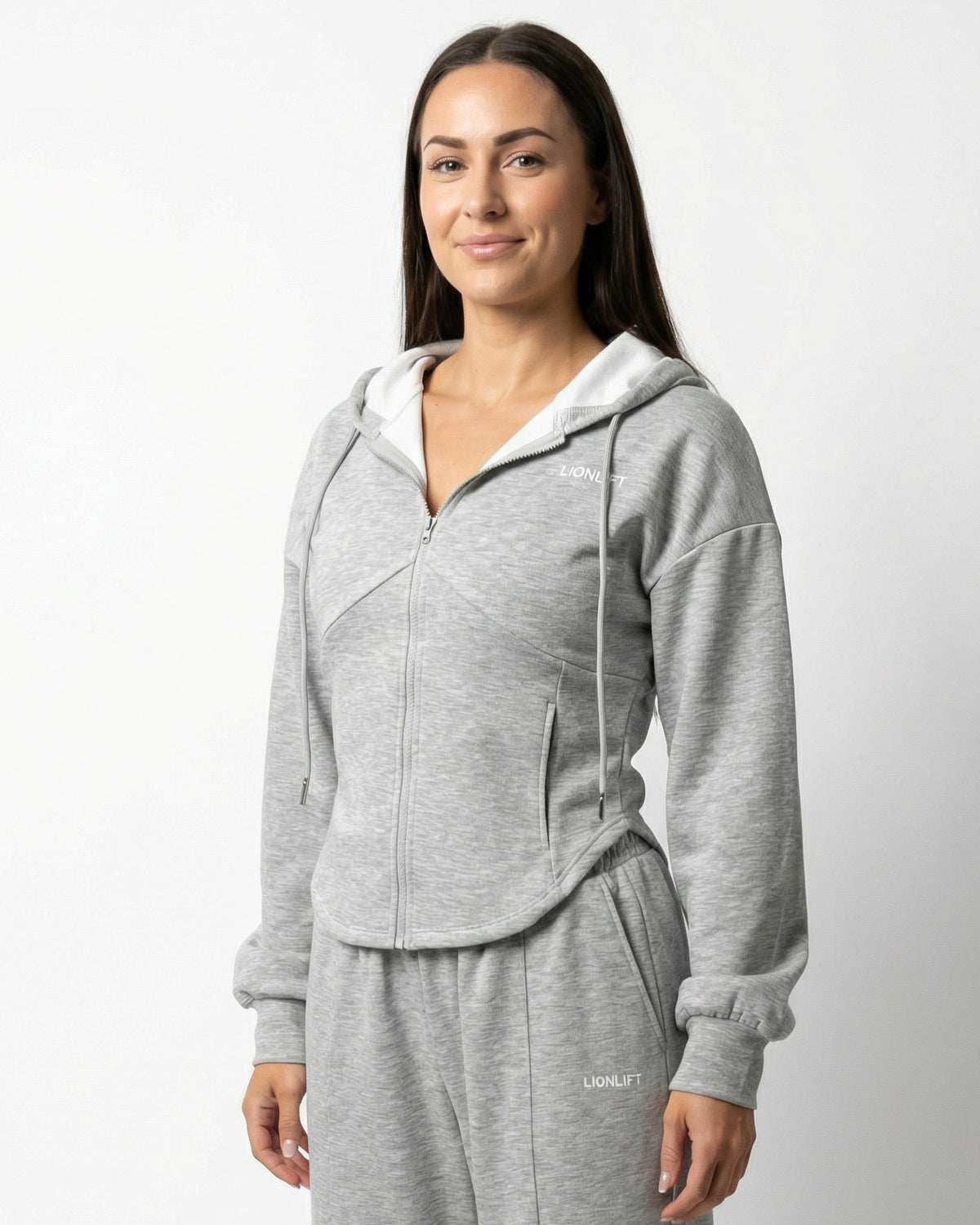 GILET "ZIPPED" GREY VIBES