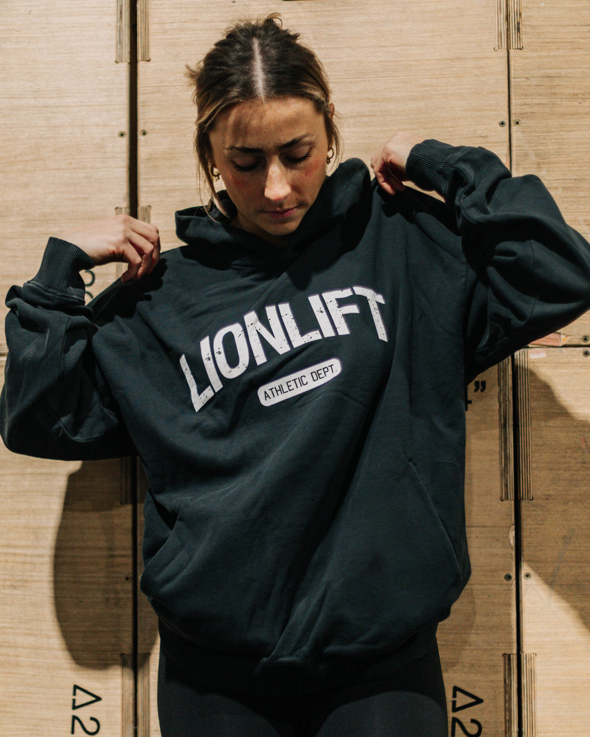 HOODIE "BLACK VINTAGE DEPT." UNISEXE