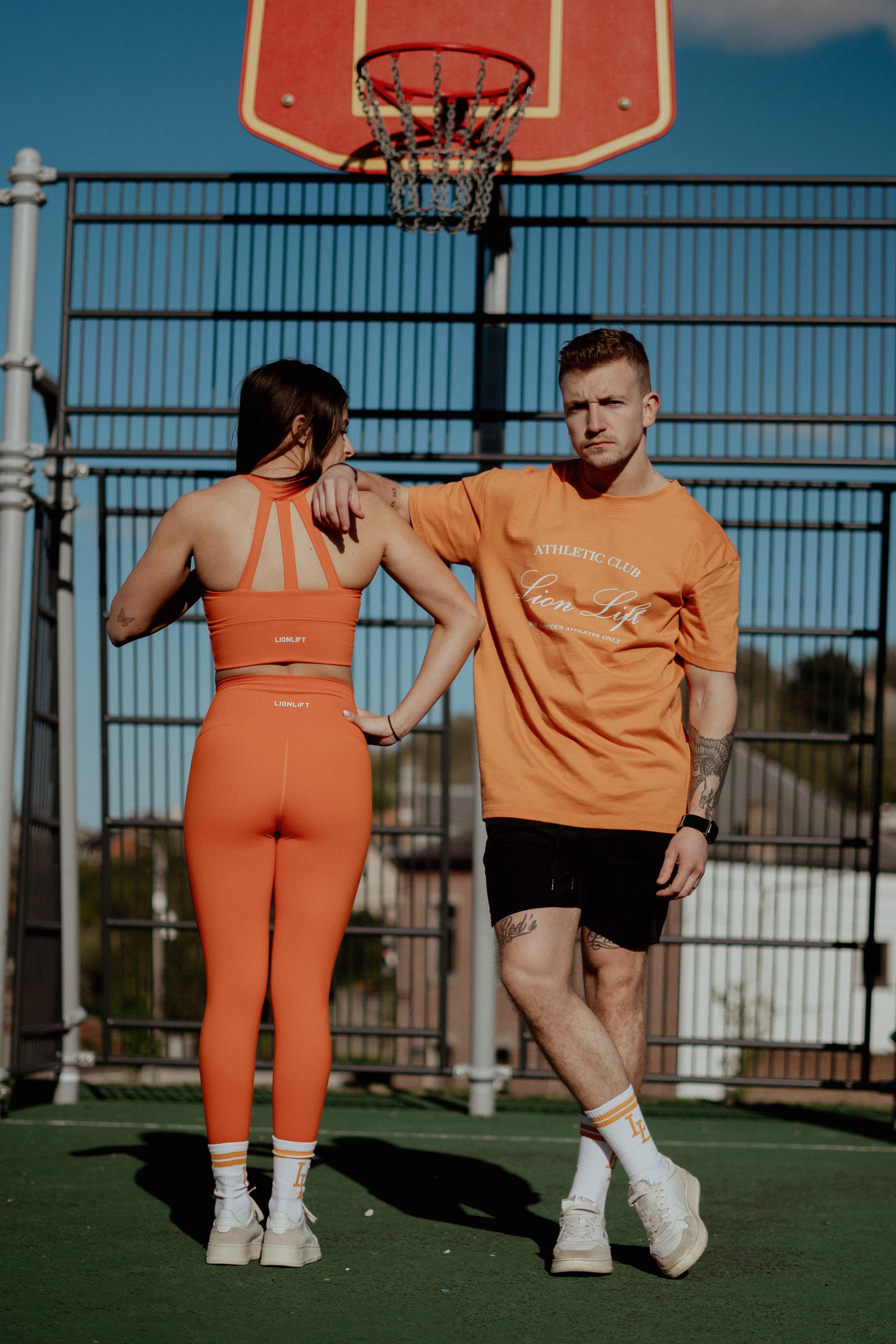 LEGGING V2 "ORANGY" FEMME