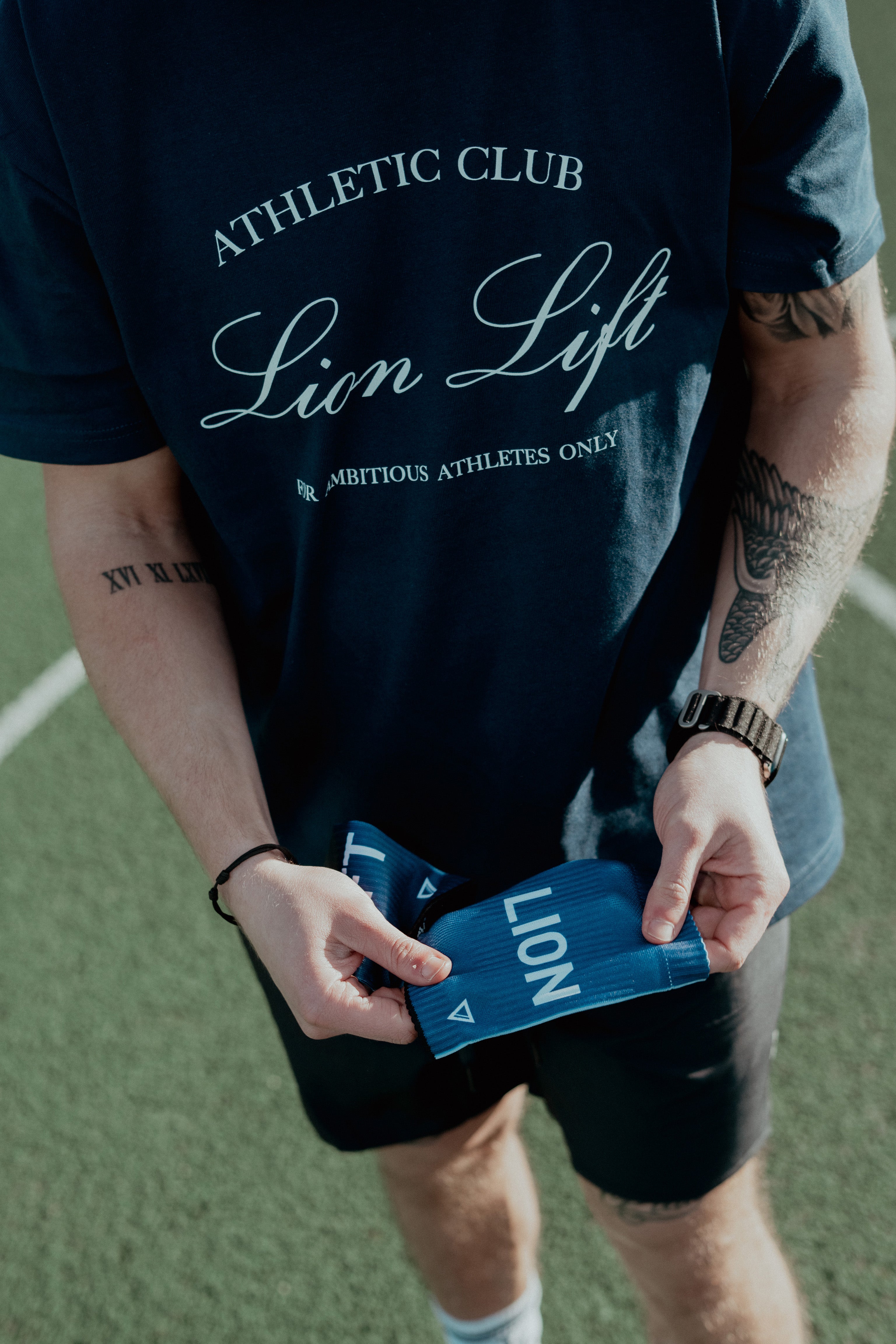 WRISTBANDS "LL NAVY" UNISEX