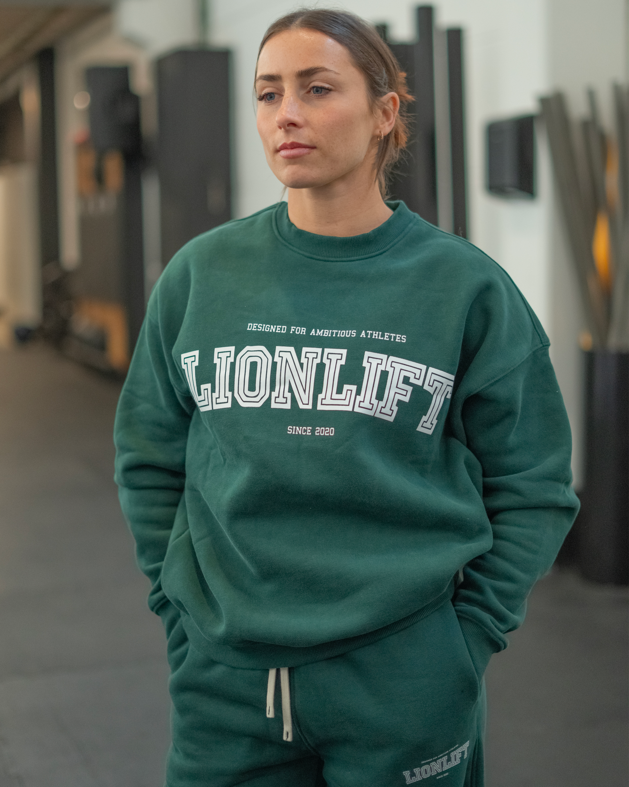 SWEATER LL UNIVERSITY DARK GREEN UNISEX