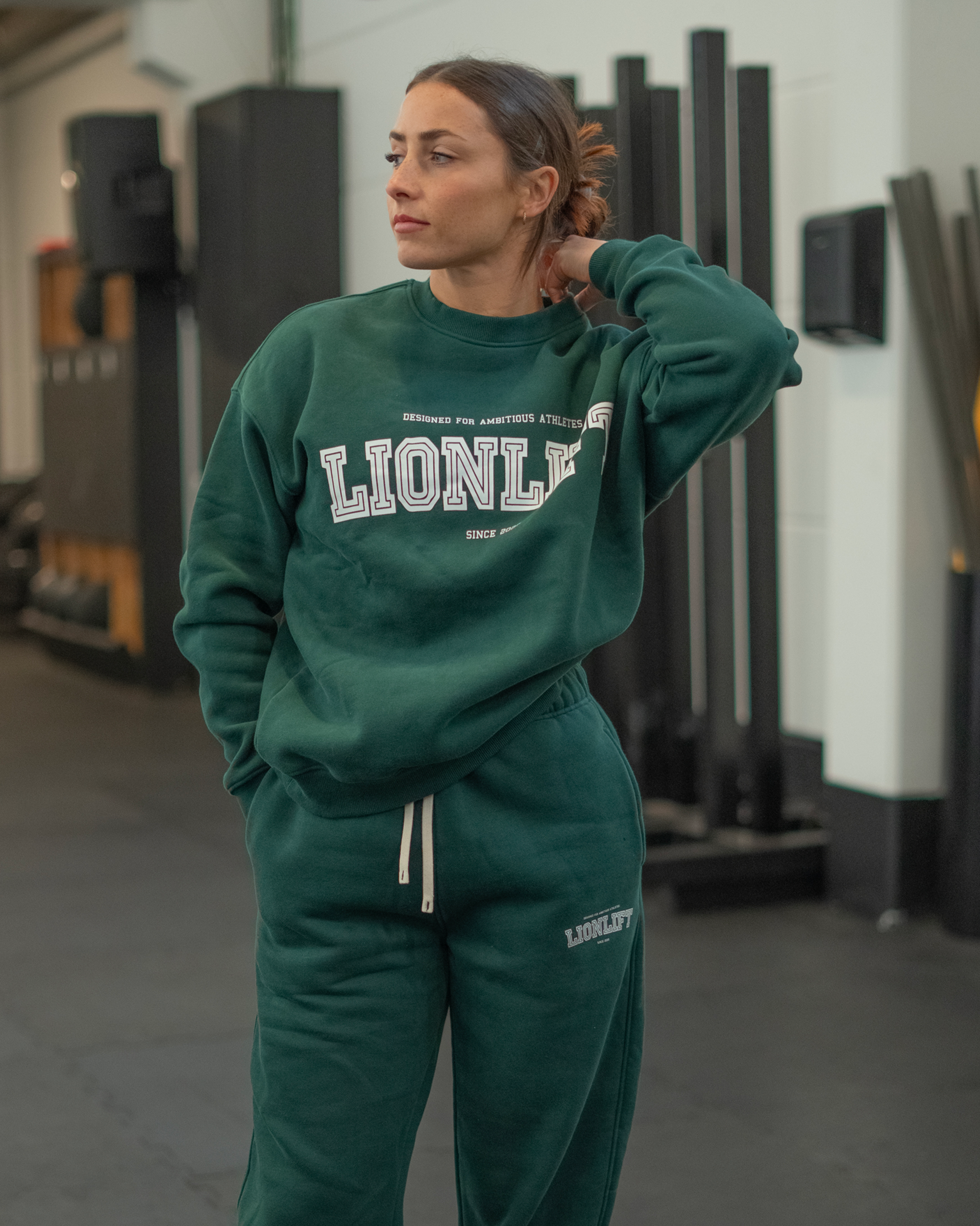 SWEATER LL UNIVERSITY DARK GREEN UNISEX