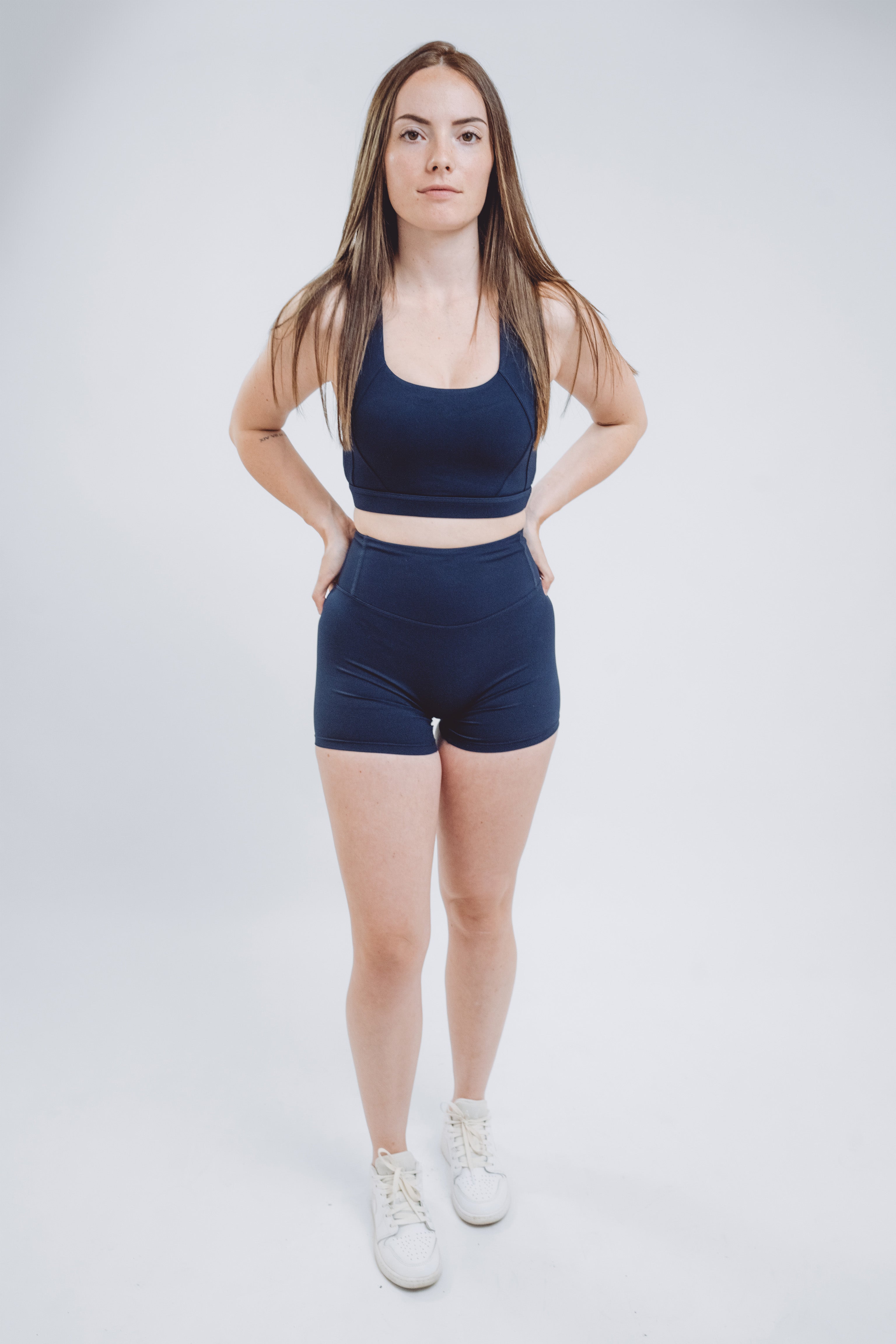 BOOTY SHORT CURVYBACK "DARK NAVY"